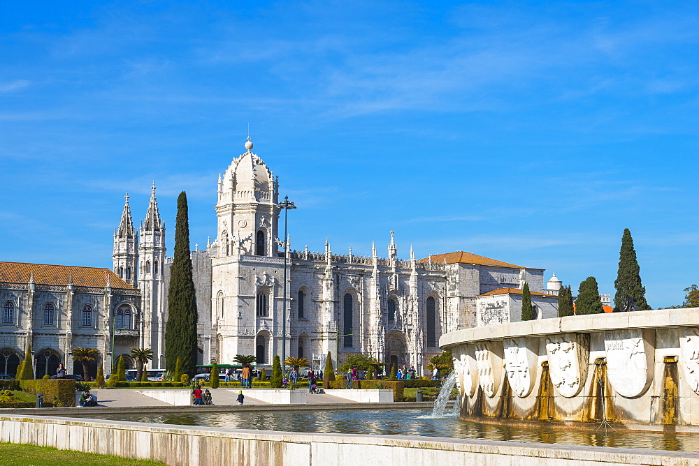 Mosteiro dos Jeronimos (Monastery of the Hieronymites), UNESCO World Heritage Site, Belem, Lisbon, Portugal, Europe