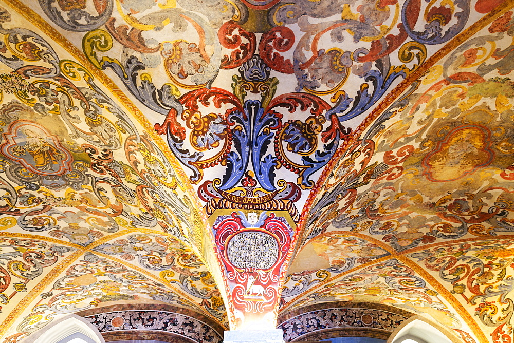 Chapter House, Convento de Nossa Senhora da Conceicao (Our Lady of the Conception Convent), Regional Museum Dona Leonor, Beja, Alentejo, Portugal, Europe