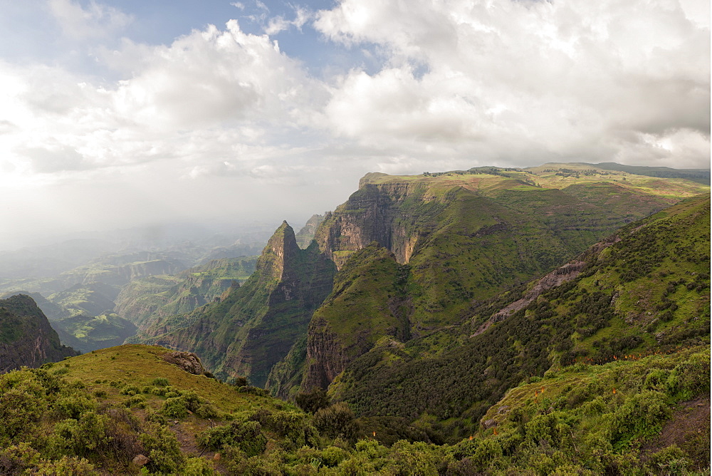 Simien Mountains National Park, UNESCO World Heritage Site, Amhara region, Ethiopia, Africa 