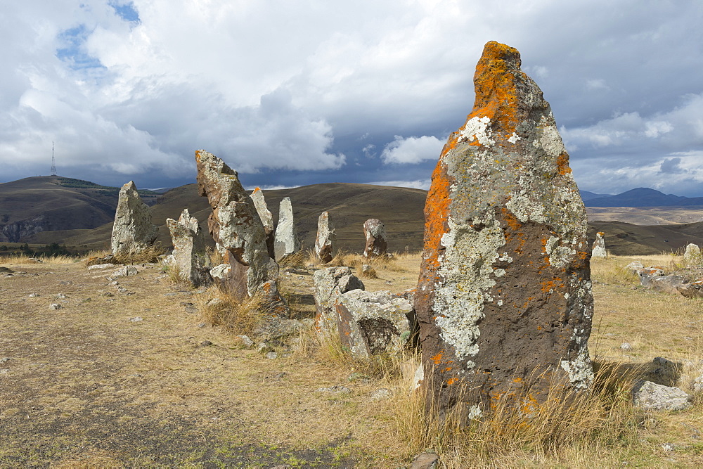 Prehistoric archaeological Karer site of Zorats, Sisian, Syunik Province, Armenia, Caucasus, Asia