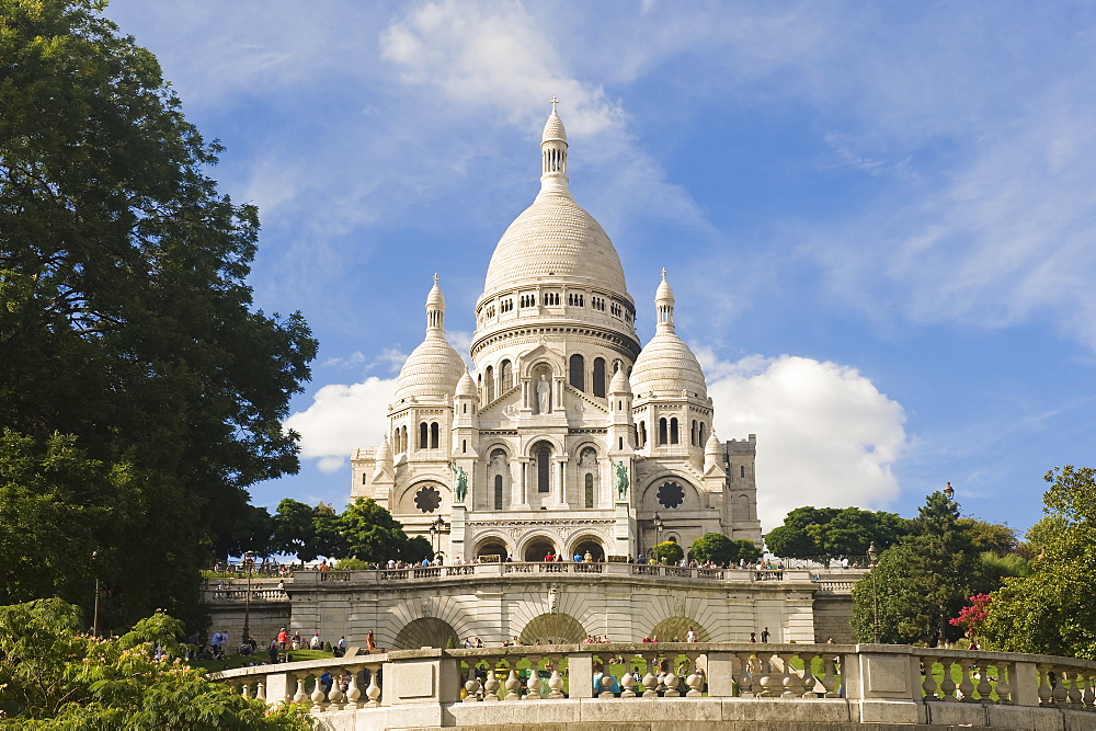 Basilica Sacre Coeur, Montmartre, Paris, France, Europe 