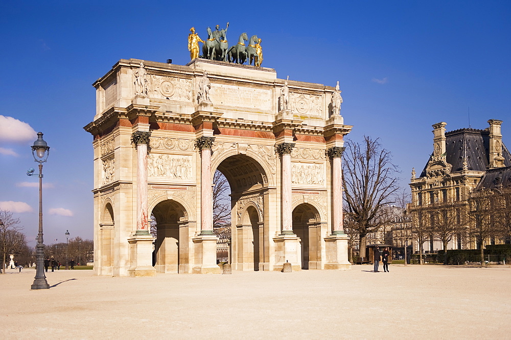 Arc du Carrousel, Place du Carrousel, Paris, France, Europe 