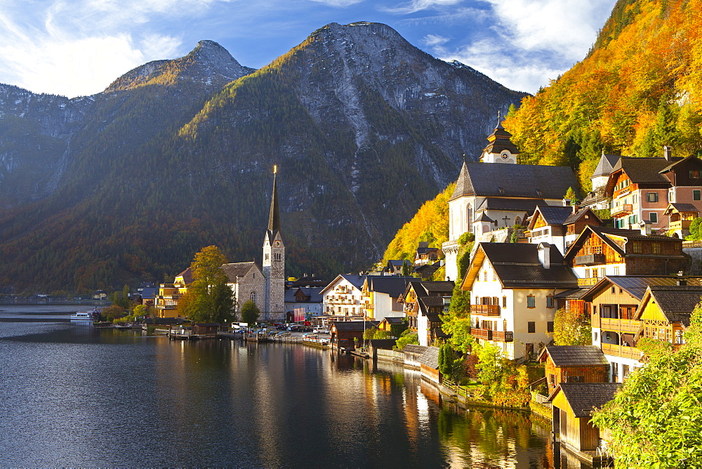 Hallstatt, UNESCO World Heritage Site, Salzkammergut, Austria, Europe 