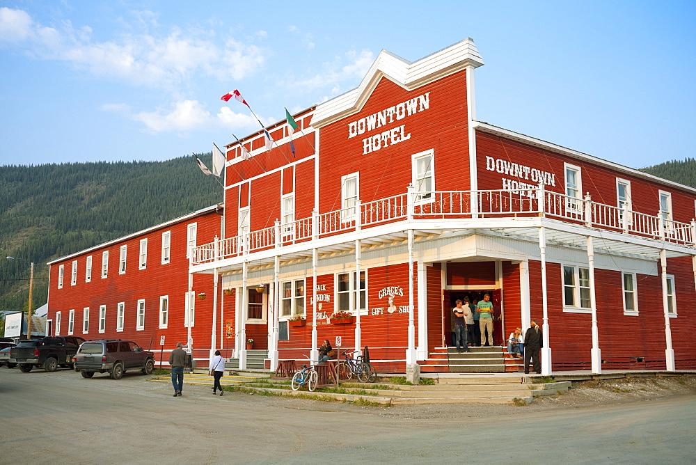 The Historic Downtown Hotel, Dawson City, Yukon, Canada, North America