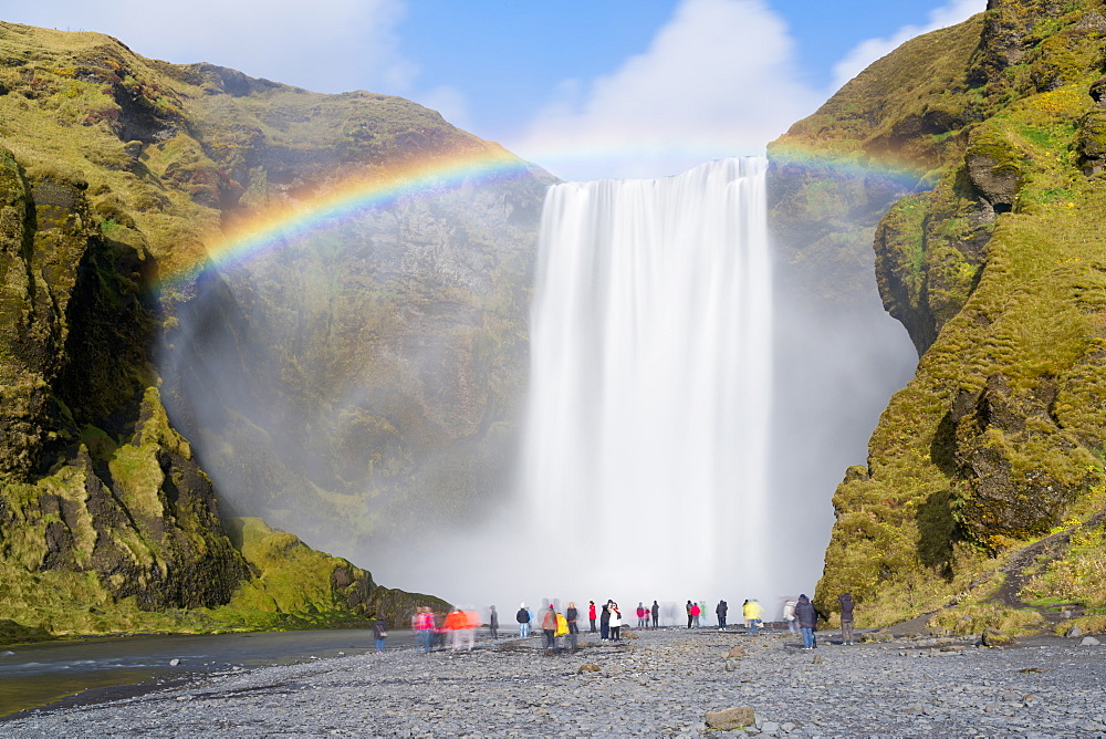 Skogar Waterfall, Skogar, Iceland, Polar Regions