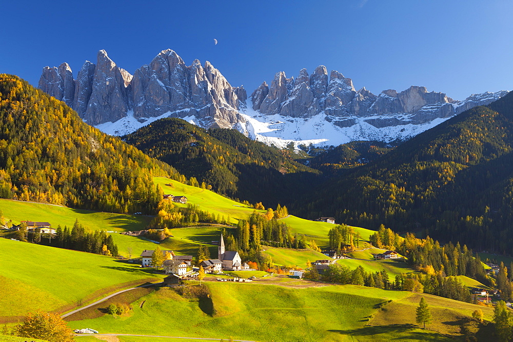 St. Magdalena, Val di Funes, Trentino-Alto Adige, Dolomites, South Tyrol, Italy, Europe 