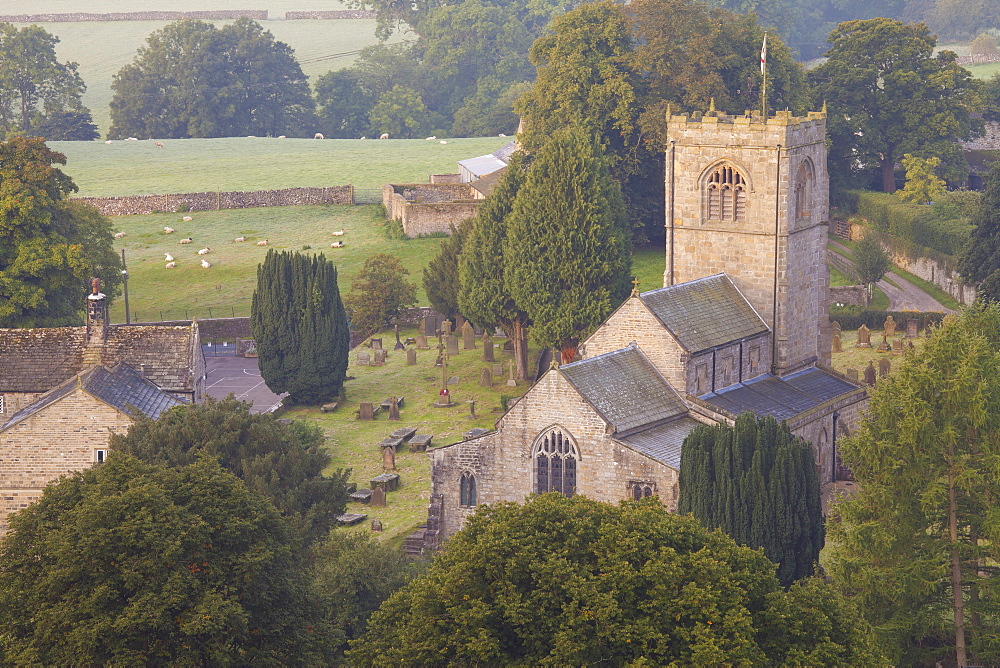 Church, Burnsall, Yorkshire Dales National Park, Yorkshire, England, United Kingdom, Europe