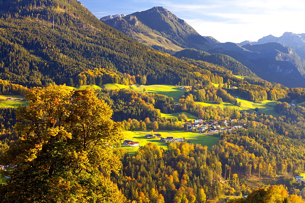 View of Berchtesgaden, Bavaria, Germany, Europe 