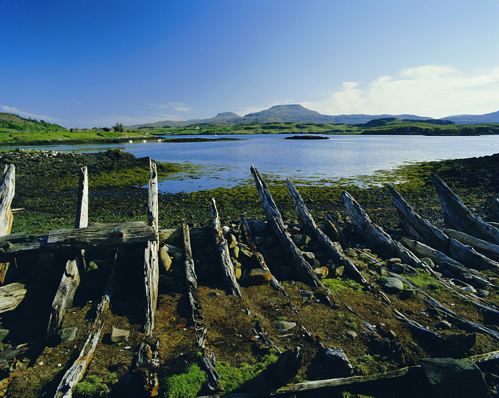 Macleods Tables, Dunvegan, Isle of Skye, Highlands Region, Scotland, UK, Europe