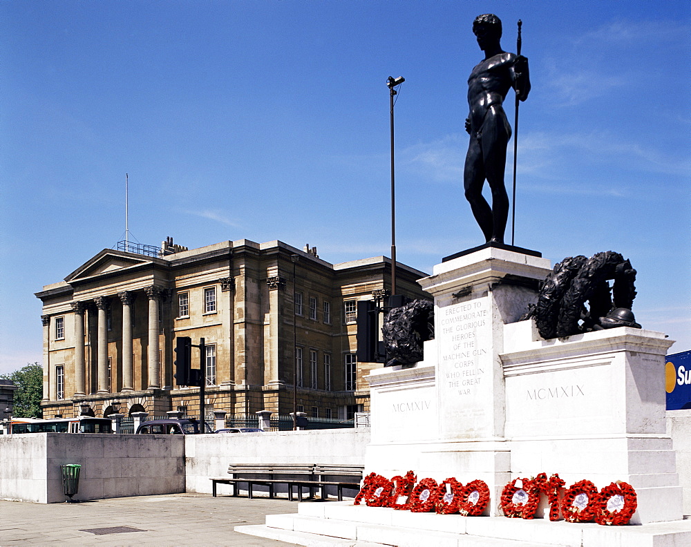 Apsley House, formerly the residence of the Duke of Wellington, now a museum, Hyde Park Corner, London, England, United Kingdom, Europe