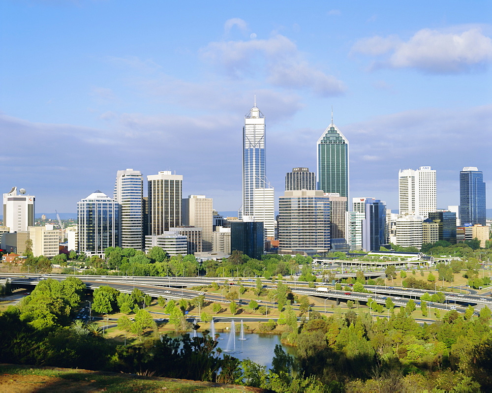 City skyline, Perth, Western Australia, Australia