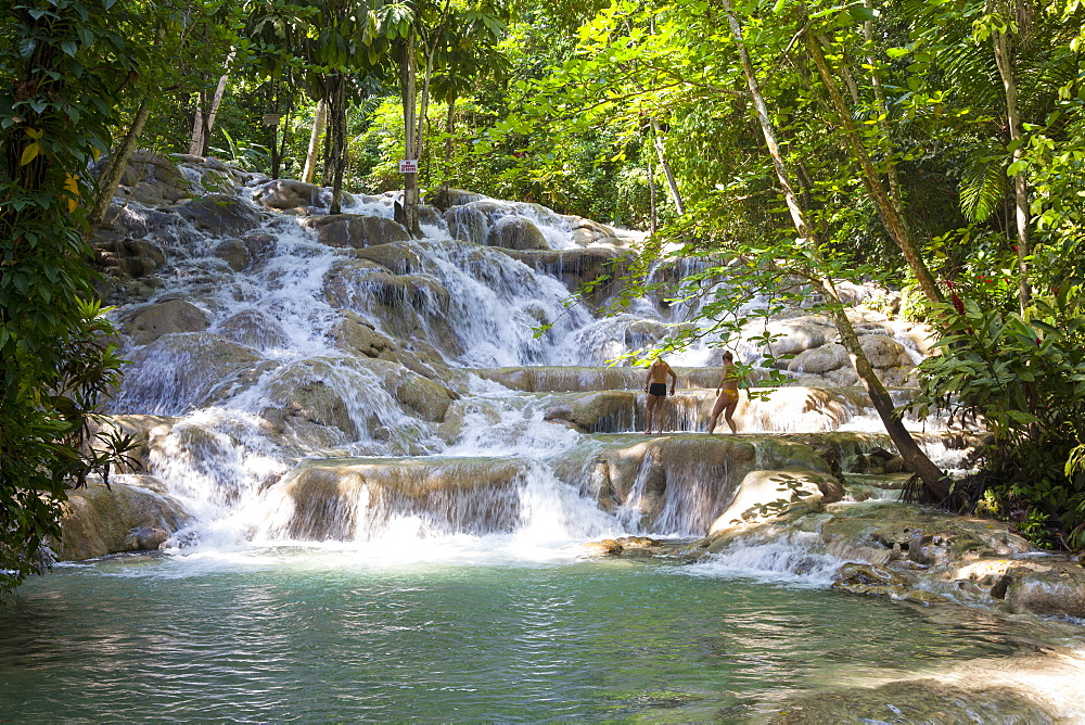 Dunns River Falls, Ocho Rios, Jamaica, West Indies, Caribbean, Central America 