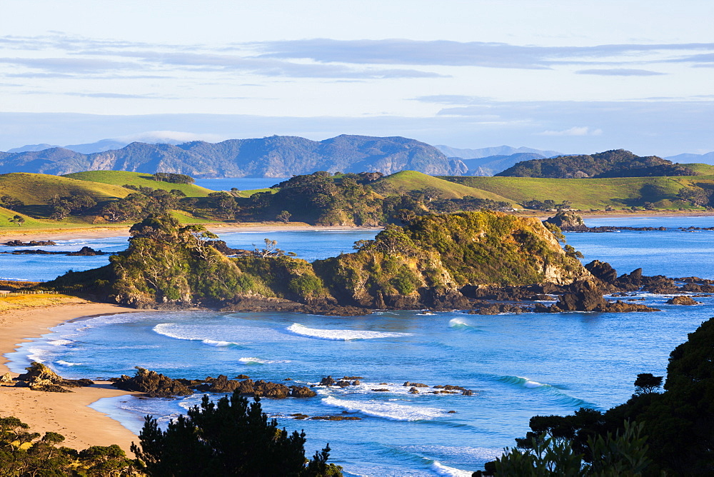 Dramatic coastal landscape near Whangarei, Northland, North Island, New Zealand, Pacific