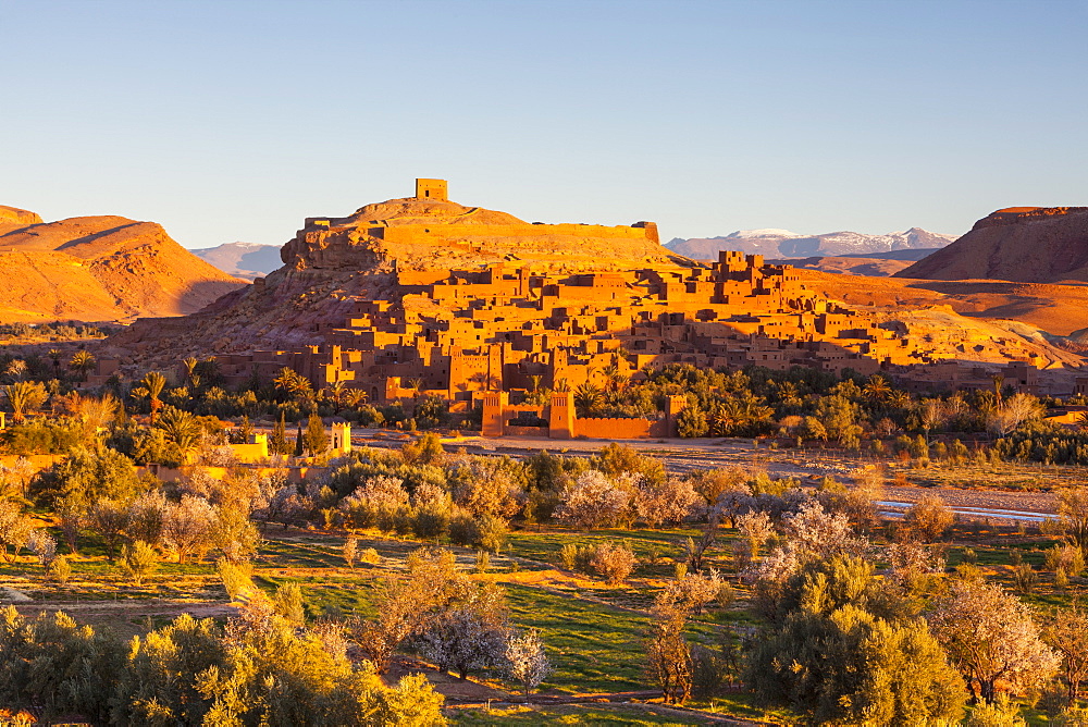 Ait Benhaddou, UNESCO World Heritage Site, Atlas Mountains, Morocco, North Africa, Africa