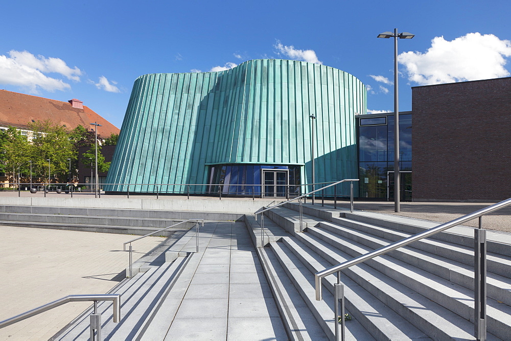 Neue Musikschule (New Music School), Fellbach, Stuttgart, Baden Wurttemberg, Germany, Europe