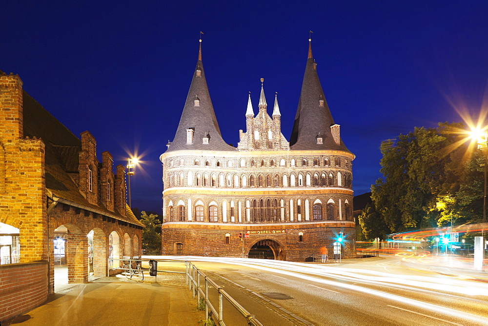 Holstentor, Lubeck, Schleswig Holstein, Germany, Europe 