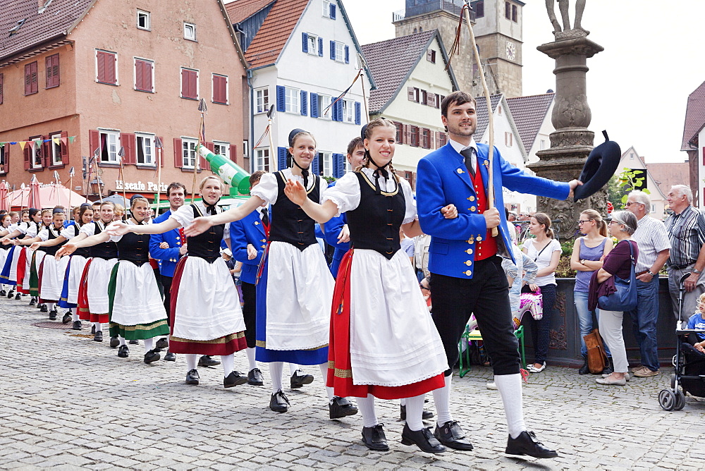 Historical parade, Schaferlauf, Markgroningen, Baden Wurttemberg, Germany, Europe