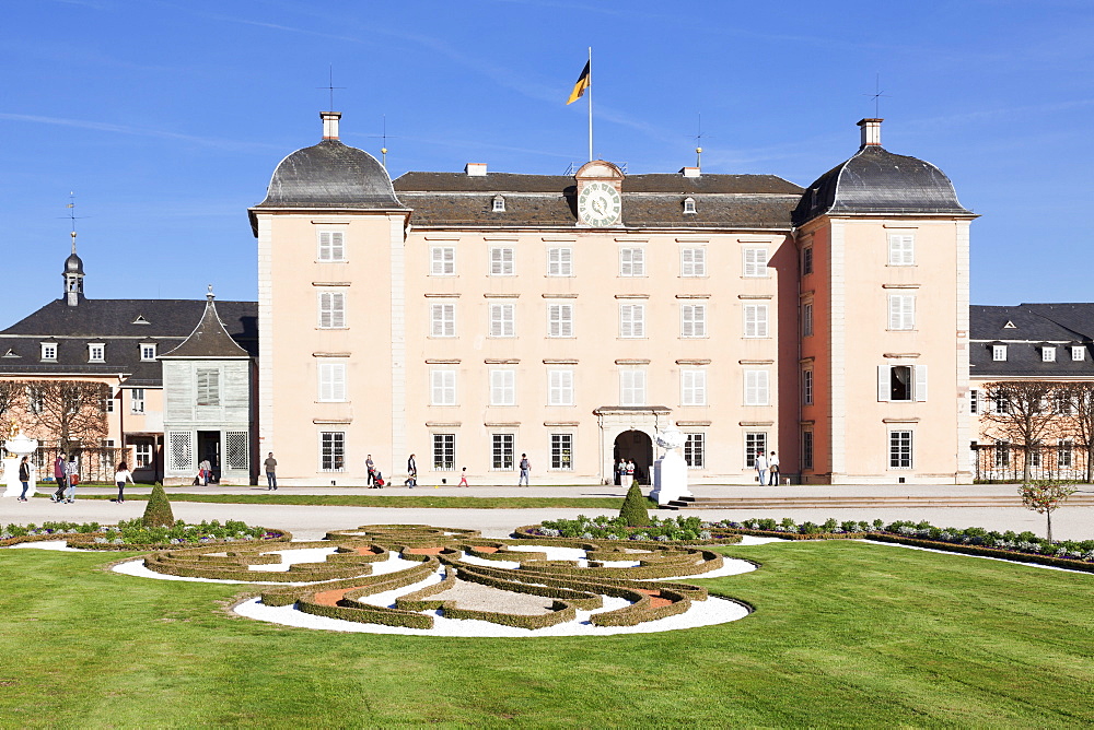 Schloss Schwetzingen Palace, Palace Gardens, Schwetzingen, Baden Wurttemberg, Germany, Europe