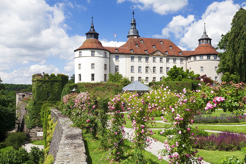 Schloss Langenburg (Langenburg Castle), Langenburg, Hohenlohe Region, Baden Wurttemberg, Germany, Europe