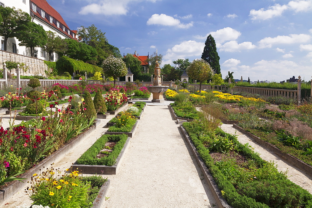 Pomeranzengarten Garden at the Castle, Leonberg, Boblingen District, Baden Wurttemberg, Germany, Europe