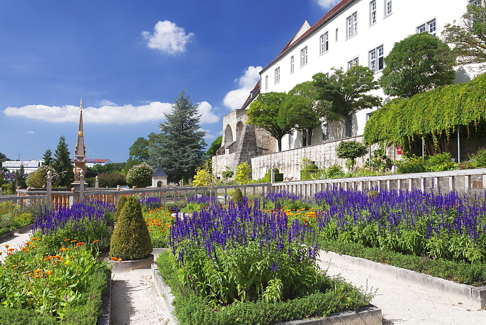 Pomeranzengarten Garden at the Castle, Leonberg, Boblingen District, Baden Wurttemberg, Germany, Europe