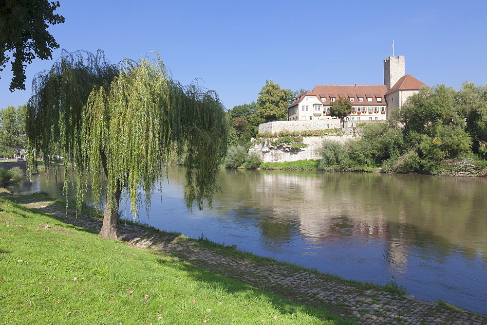 Castle at the Neckar River, Lauffen am Neckar, Baden Wurttemberg, Germany, Europe