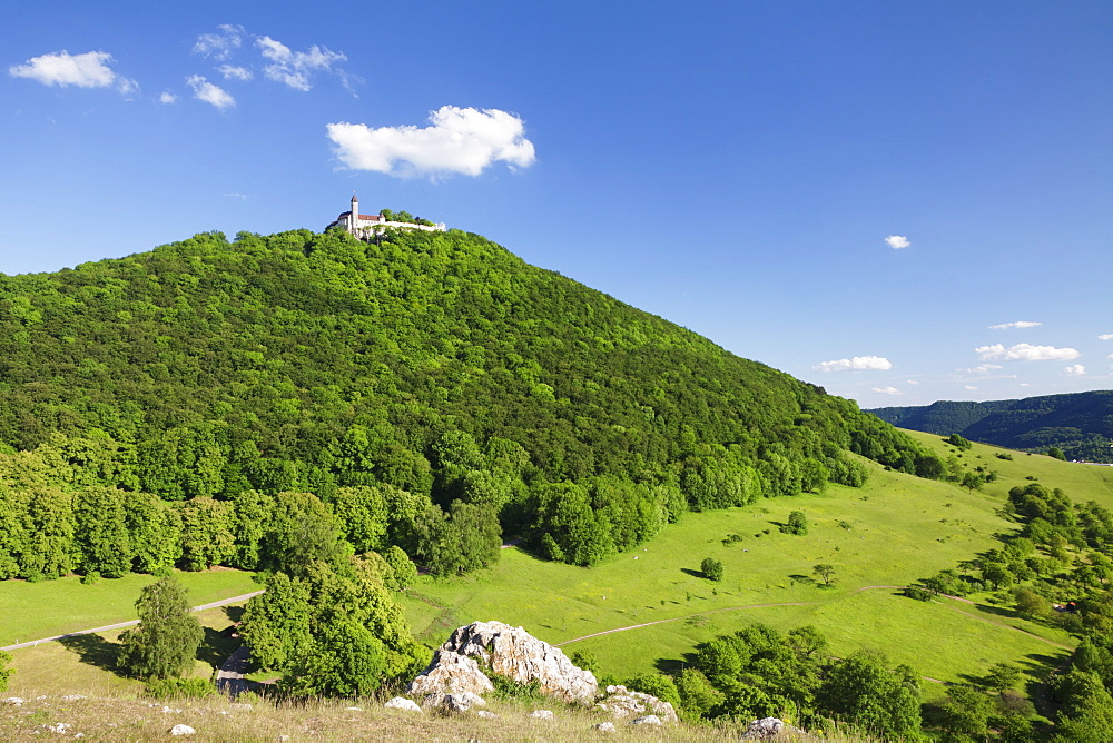 Teck Castle, Kirchheim Teck, Swabian Alb, Baden Wurttemberg, Germany, Europe