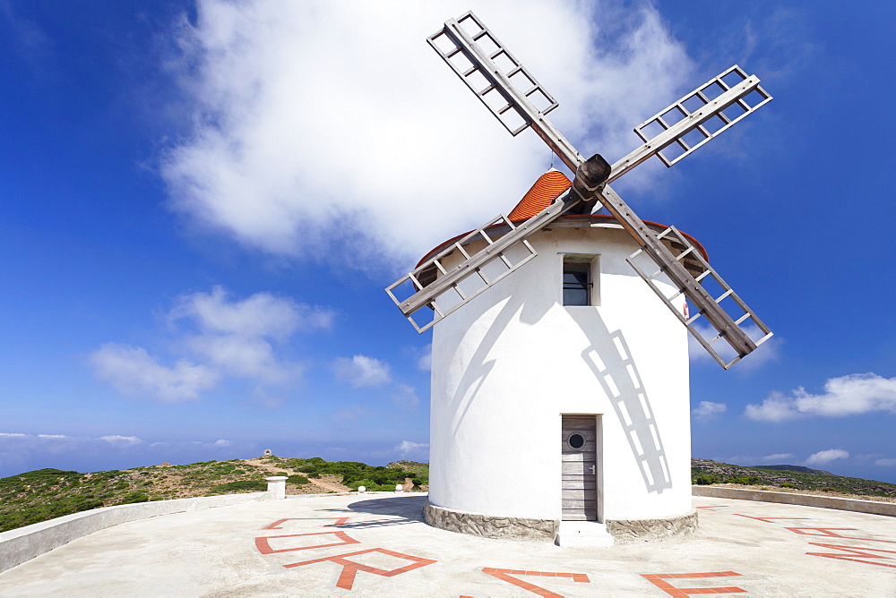 Moulin Mattei at Col de Serra, Corsica, France, Europe 