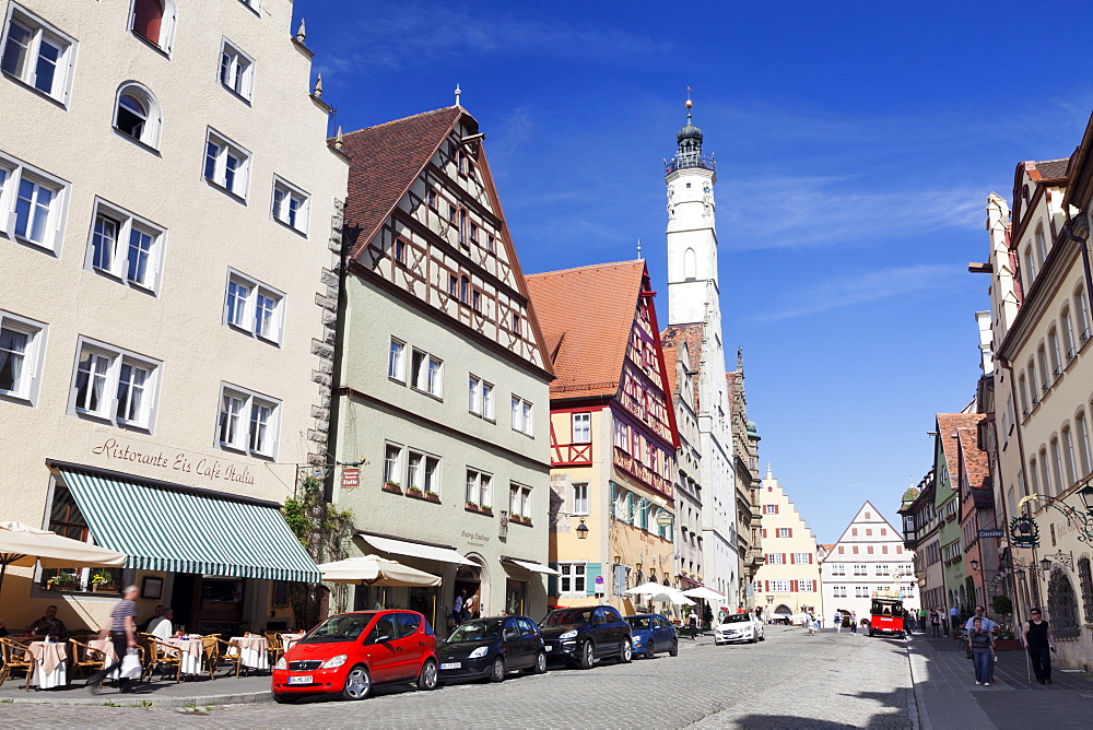 Townhall, Rothenburg ob der Tauber, Romantic Road (Romantische Strasse), Franconia, Bavaria, Germany, Europe