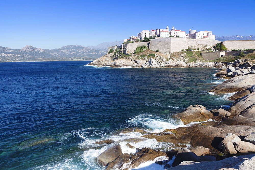 Citadel, Calvi, Balagne, Corsica, France, Mediterranean, Europe 