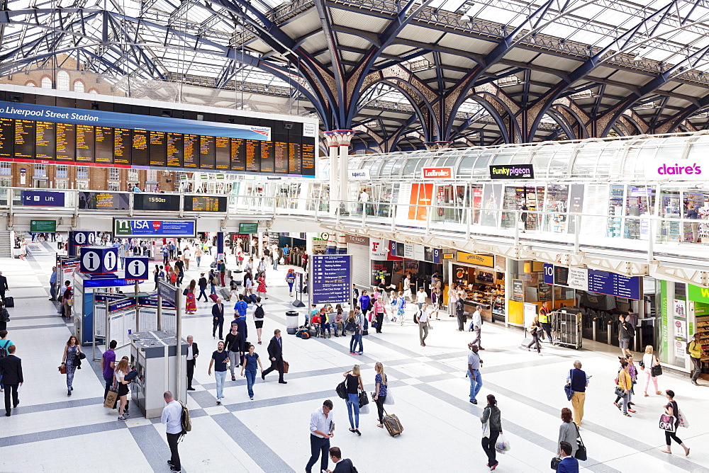 Liverpool Street Station, London, England, United Kingdom, Europe