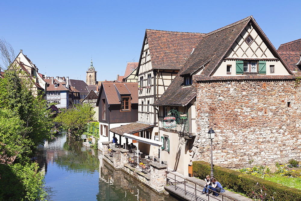 Lauch River, Little Venice, Colmar, Alsace, France, Europe