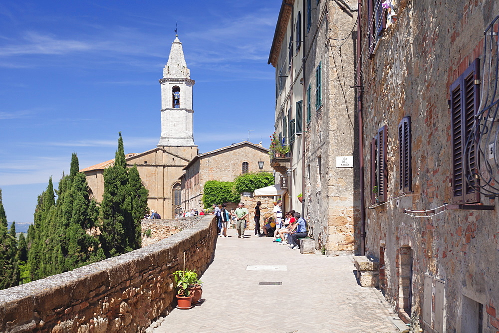 Santa Maria Assunta Cathedral, Pienza, Val d'Orcia (Orcia Valley), UNESCO World Heritage Site, Siena Province, Tuscany, Italy, Europe