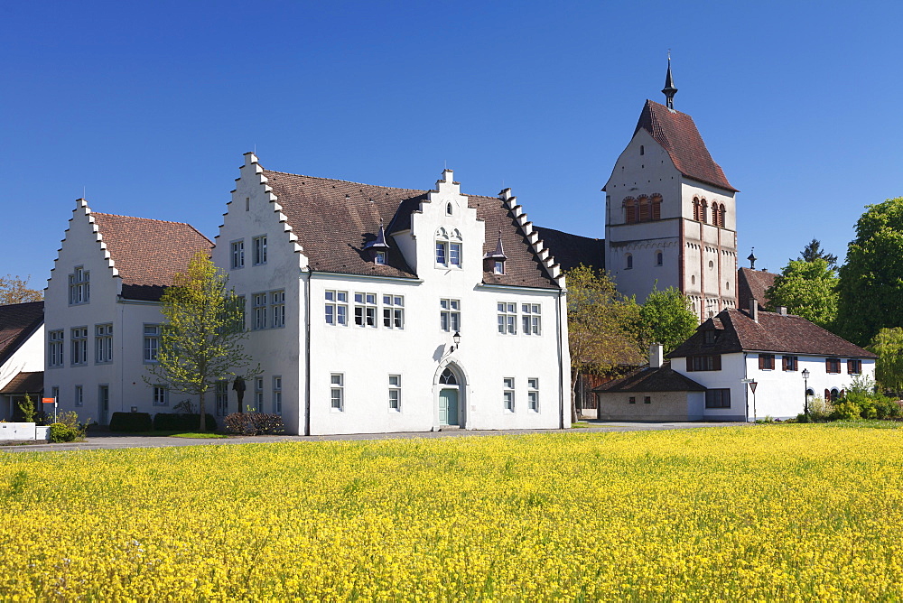 St. Maria und Markus Cathedral, Mittelzell, UNESCO World Heritage Site, Reichenau Island, Lake Constance, Baden-Wurttemberg, Germany, Europe