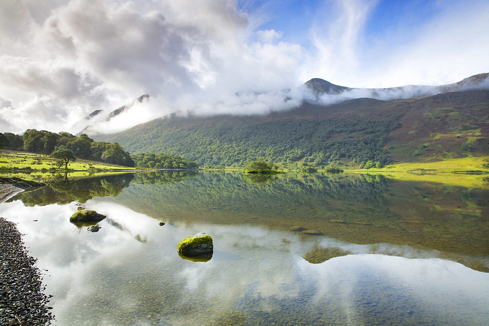 Crummock Water, Lake District National Park, Cumbria, England, United Kingdom, Europe 