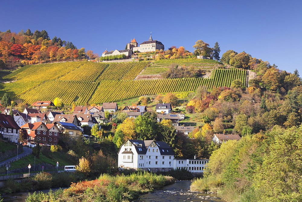 Eberstein Castle, Gernsbach, Murgtal, Black Forest, Baden Wurttemberg, Germany, Europe