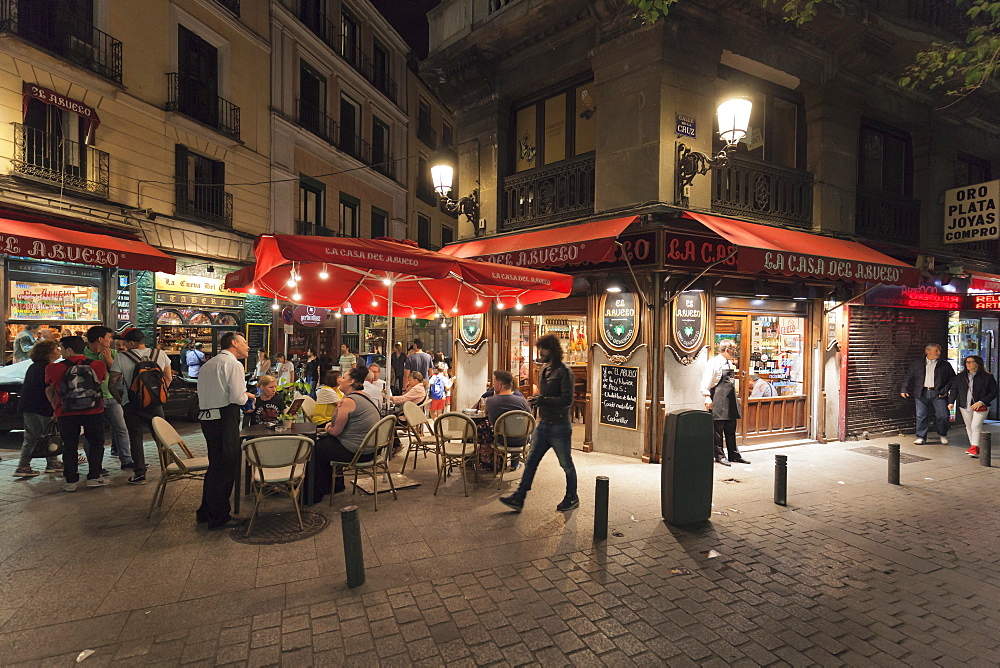 La Casa del Abuelo, traditional restaurant and Tapas bar, Huertas, Madrid, Spain, Europe