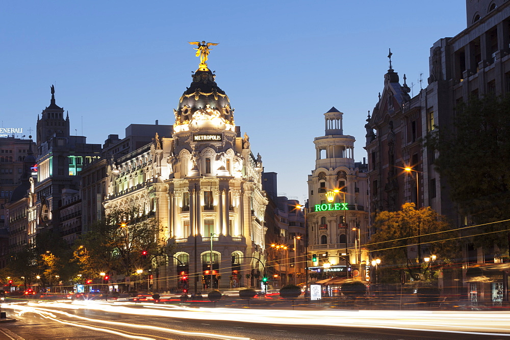 Edificio Metropolis, Architect Jules and Raymond Fevrier, Calle de Alcana, Madrid, Spain, Europe