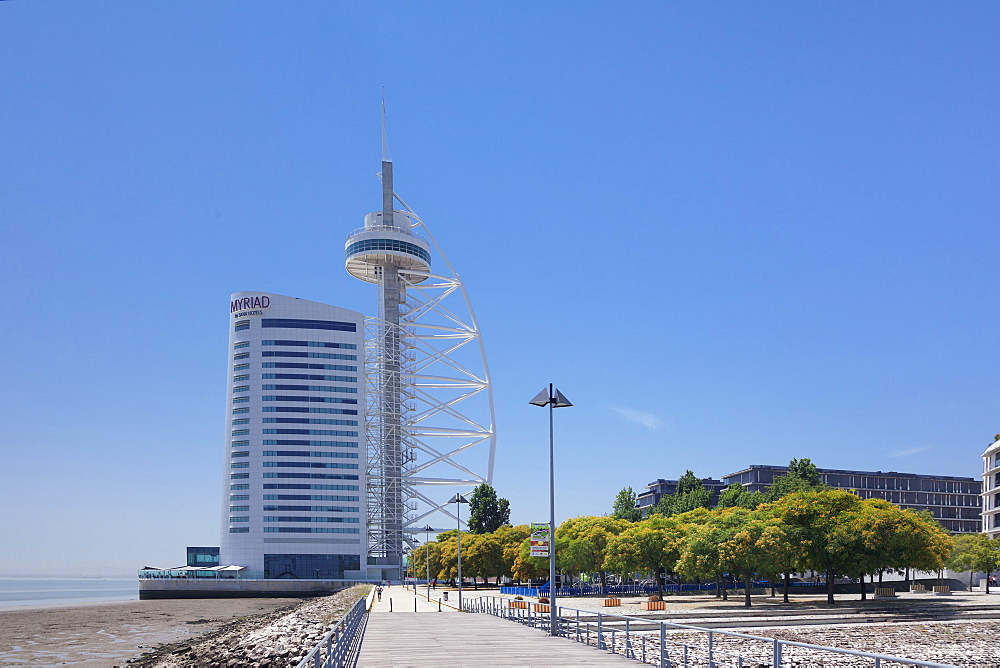 Torre Vasco da Gama Hotel, Parque das Nacoes, Lisbon, Portugal, Europe