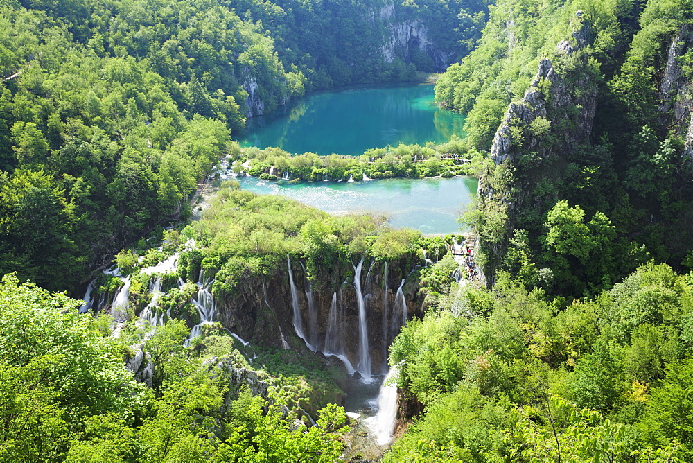 Gavanovac Lake, Plitvice Lakes National Park, UNESCO World Heritage Site, Croatia, Europe 