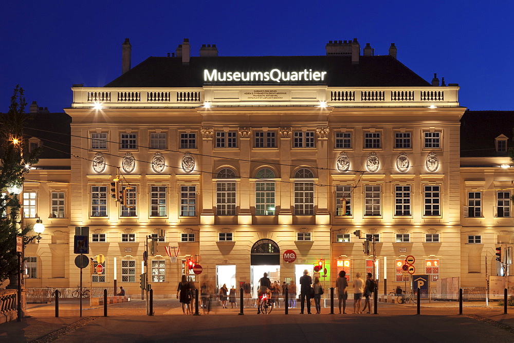 Main Entrance, MuseumsQuartier, Vienna, Austria, Europe