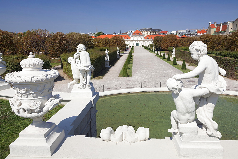 Lower Belvedere Palace, UNESCO World Heritage Site, Vienna, Austria, Europe