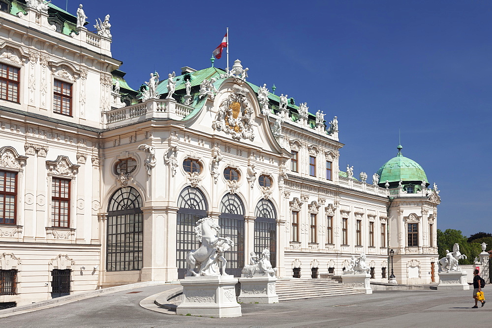 Upper Belvedere Palace, UNESCO World Heritage Site, Vienna, Austria, Europe