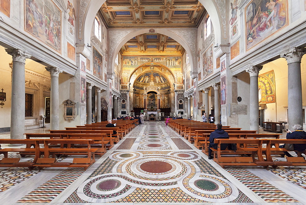 Basilica Santa Prassede, Rome, Lazio, Italy, Europe