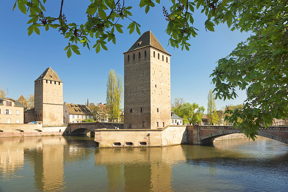 Ponts Couverts, Ill River, UNESCO World Heritage Site, Strasbourg, Alsace, France, Europe