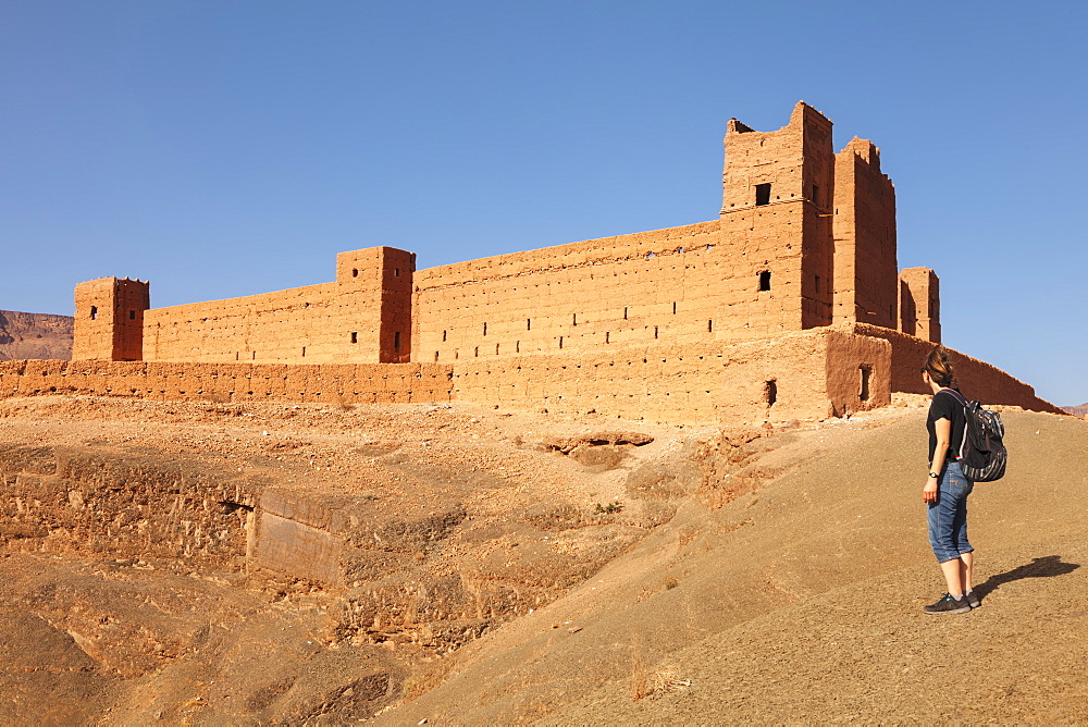 Kasbah Tamnougalt, Draa Valley, near Agdz, Morocco, North Africa, Africa