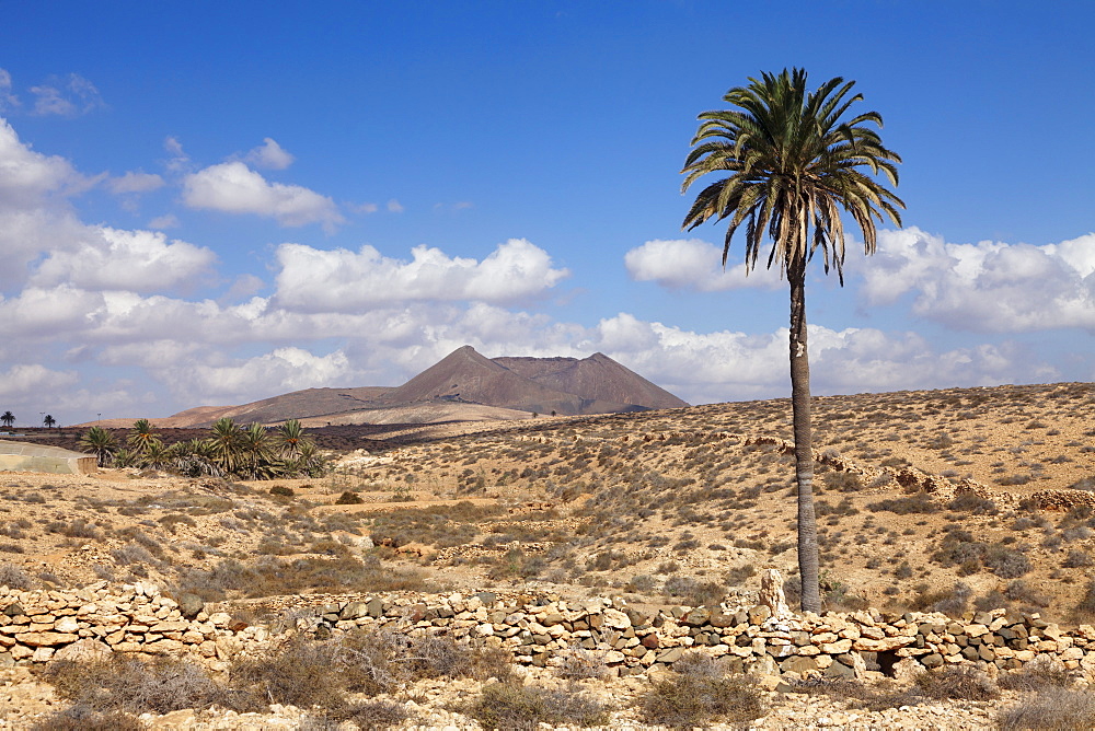 Volcano Caldera de Gairia, near Tuineje, Fuerteventura, Canary Islands, Spain, Atlantic, Europe 