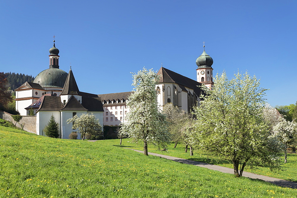 Sankt Trudpert Monastery, Muenstertal Valley, Black Forest, Baden-Wurttemberg, Germany, Europe