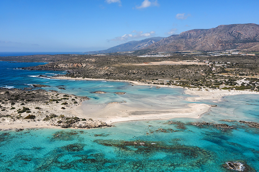 Elafonisi Beach, west coast, Crete, Greek Islands, Greece, Europe