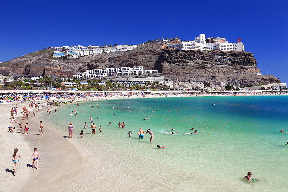 Playa de los Amadores, Gran Canaria, Canary Islands, Spain, Atlantic, Europe